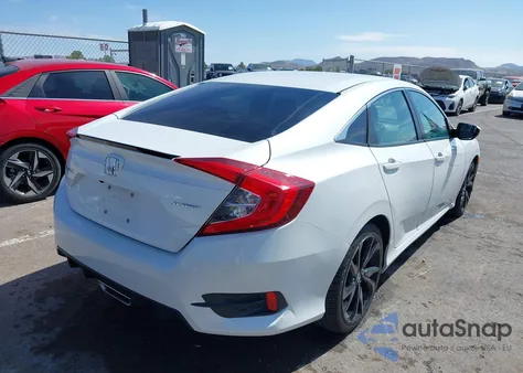 2019 Honda Civic Sport z USA, uszkodzony, nr VIN 2HGFC2F80KH575208
